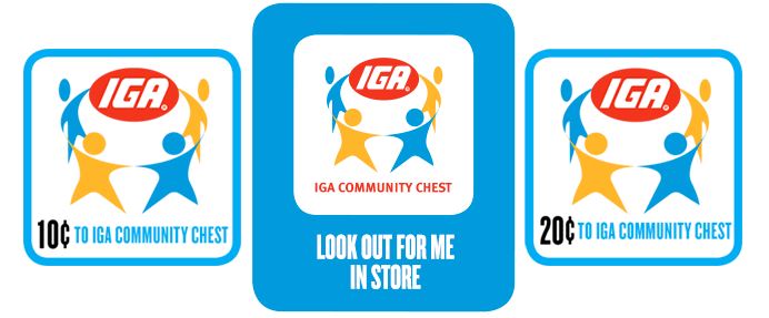 IGA Community Chest badges