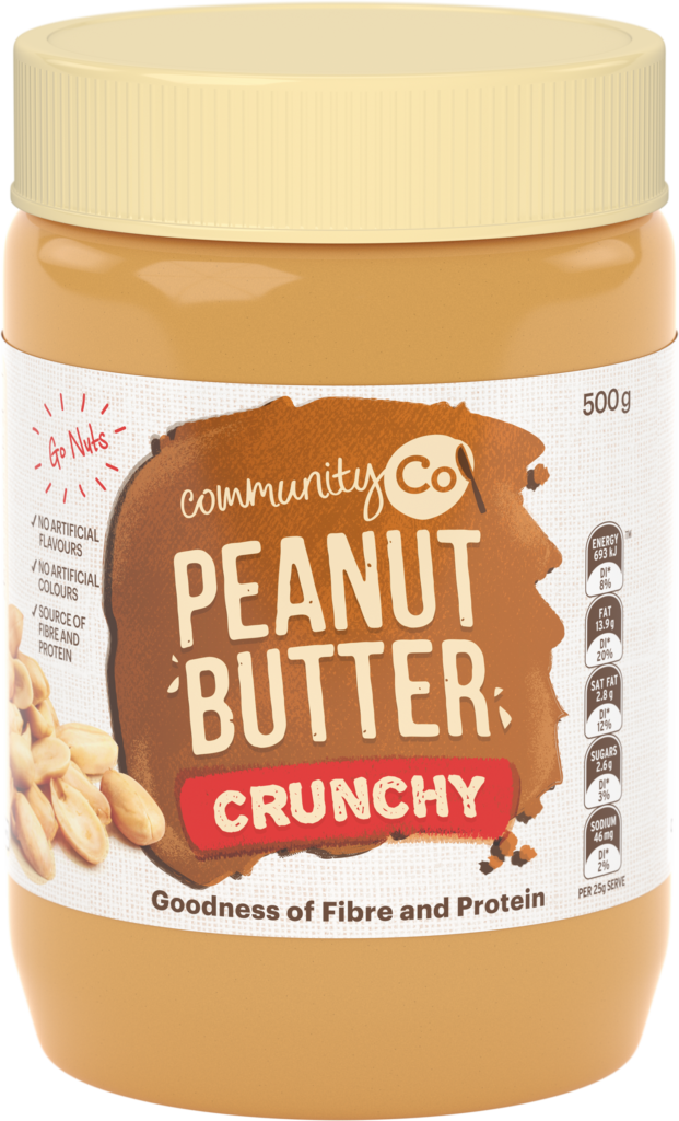 CommunityCo Peanut Butter Crunchy 500g IGA Supermarkets