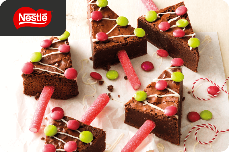 Christmas Tree Brownies