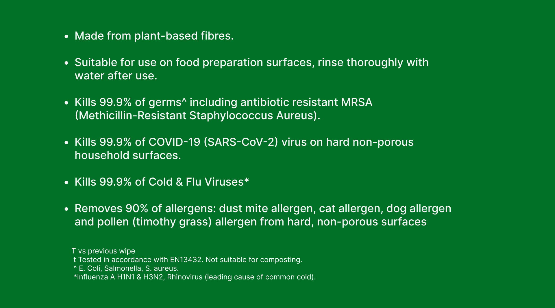 Dettol Biodegradable Range benefits