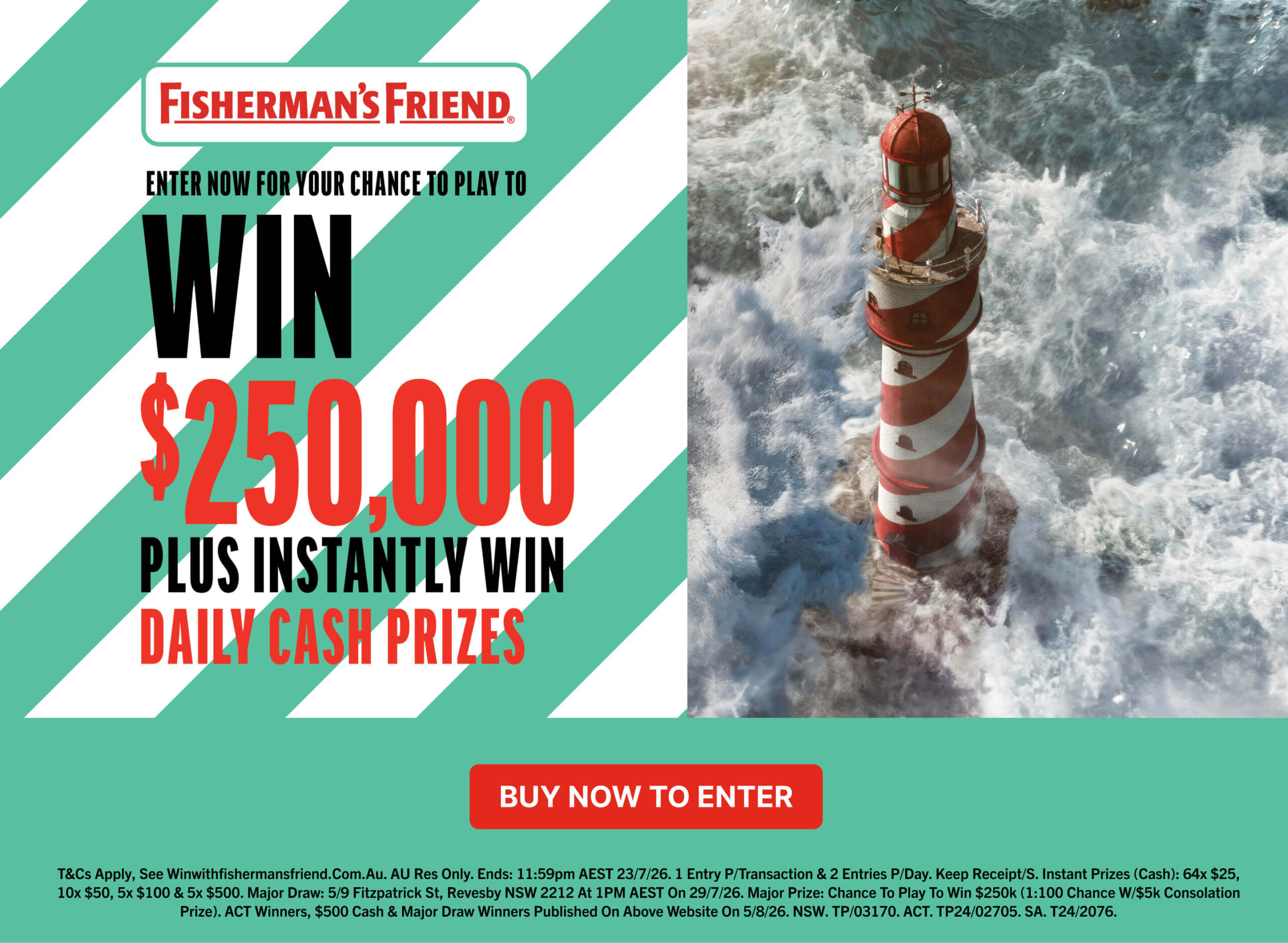 Fisherman's Friend Competition Desktop Banner