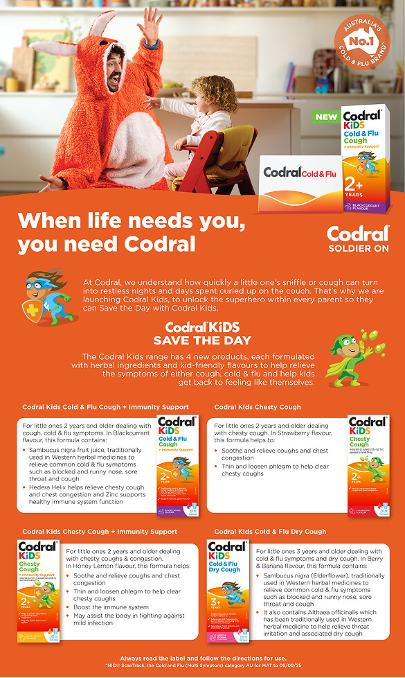 Codral Kids Mobile Banner