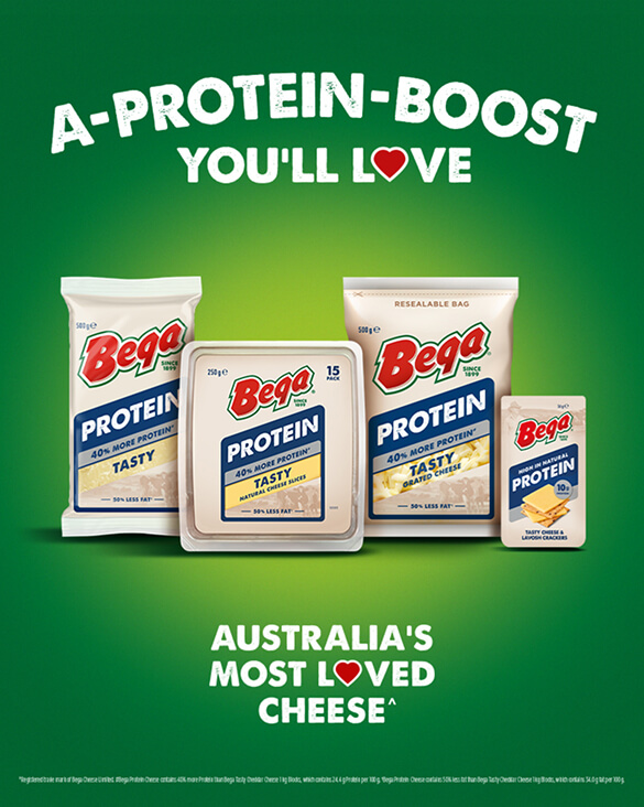 Bega Protein Tasty Cheese Mobile Banner