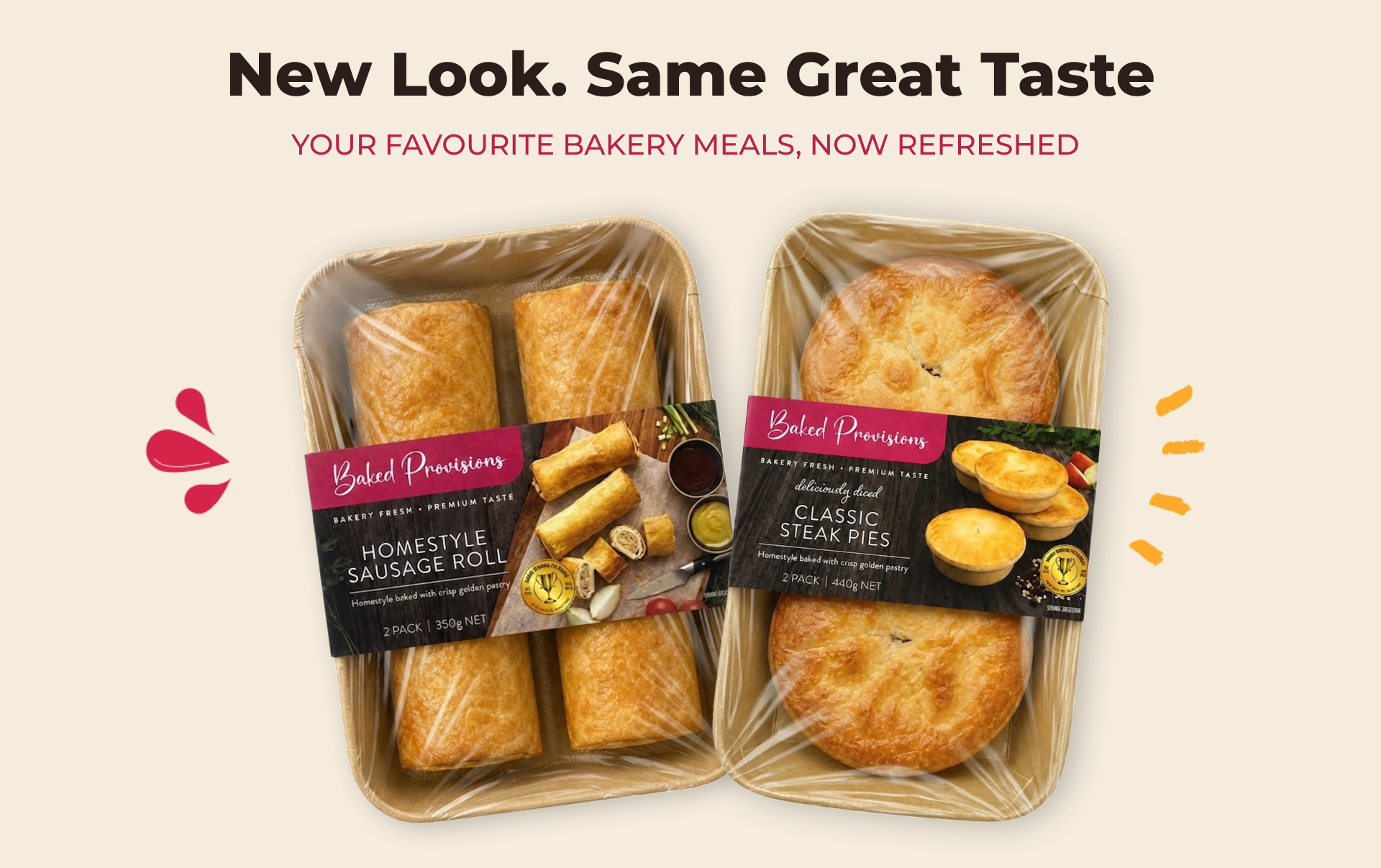 New Look. Same Great Taste
