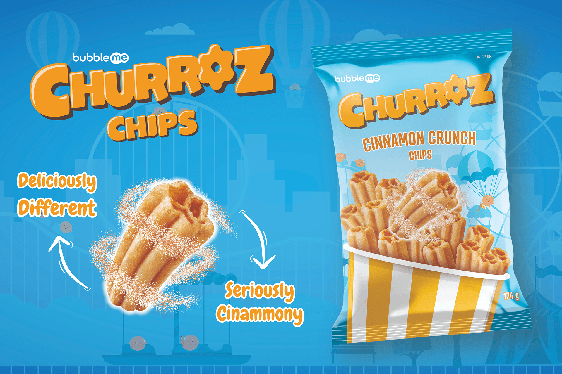 Bubble Me Churro Chips