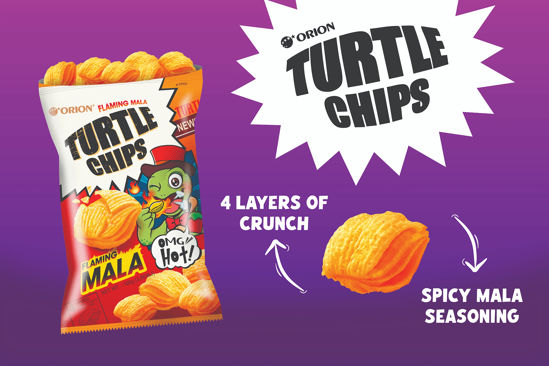 Turtle Chips - Flaming Mala