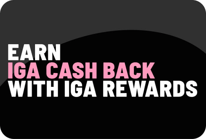 IGA Rewards Cashback Value Banner