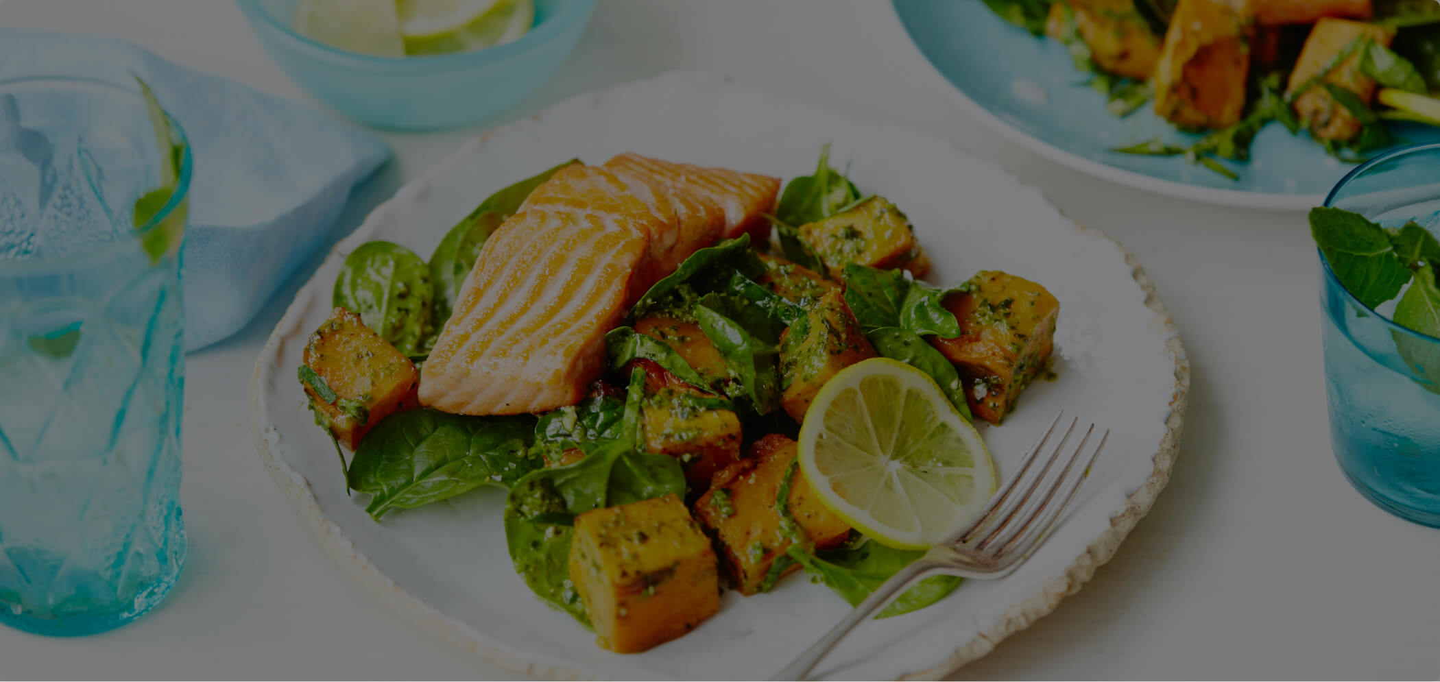 Salmon pesto salad IGA Recipes