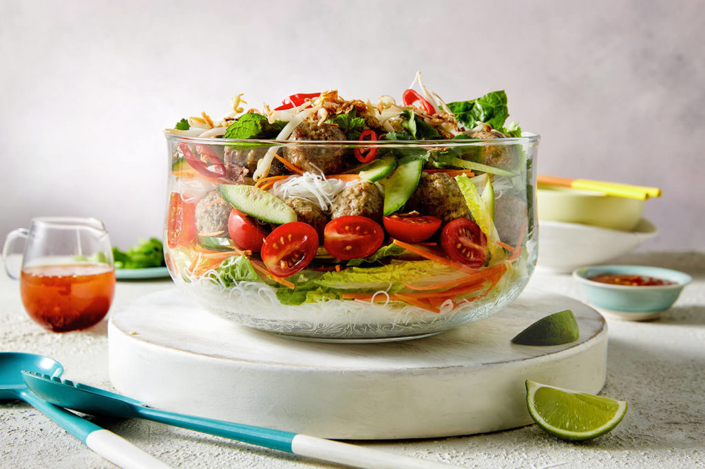 Layered Rice Noodle Salad IGA Recipes
