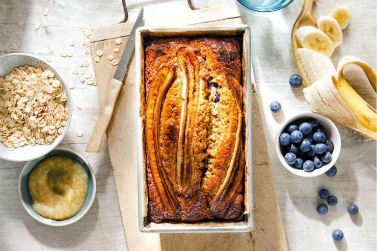 Egg-free Banana Blueberry Bread | IGA Recipes