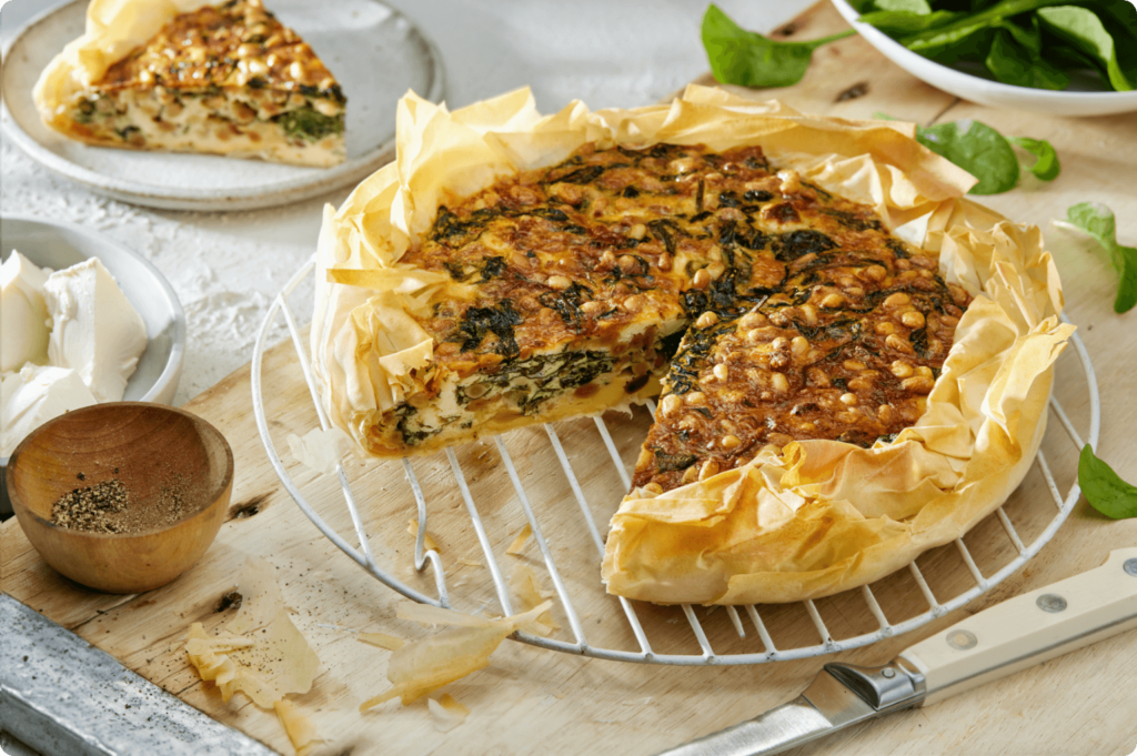 Feta & Spinach Pie with Filo Pastry IGA Recipes
