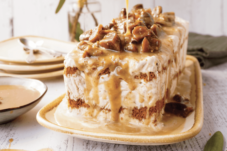 Spiced Ice Cream Torte with Caramel Figs IGA Recipes