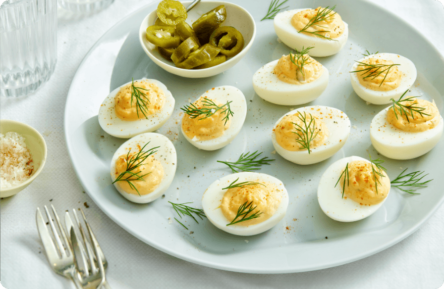 Jalapeno Devilled Eggs IGA Recipes