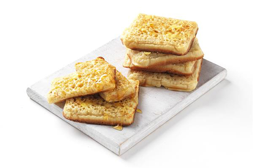 Honey Crumpet Squares