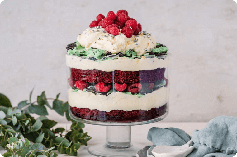 Red Velvet Cheesecake Trifle