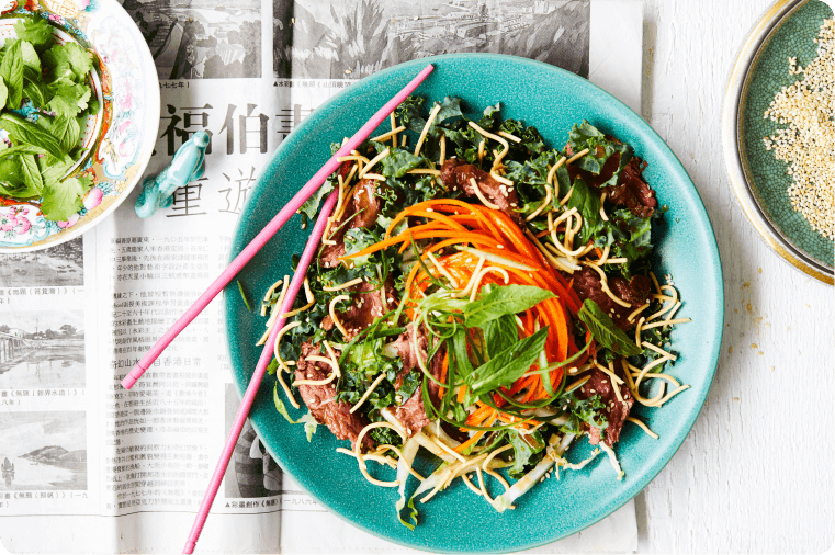 Chang’s Steak, Slaw & Crispy Noodle Salad