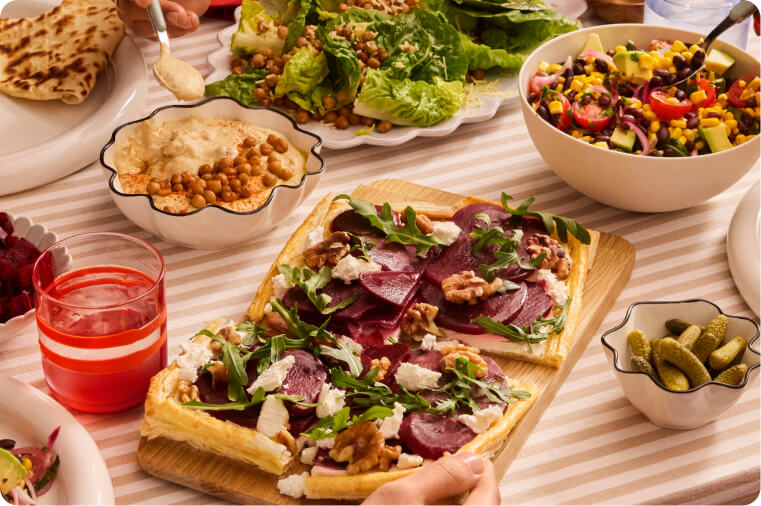 Warm Chick Pea & Beetroot Salad IGA