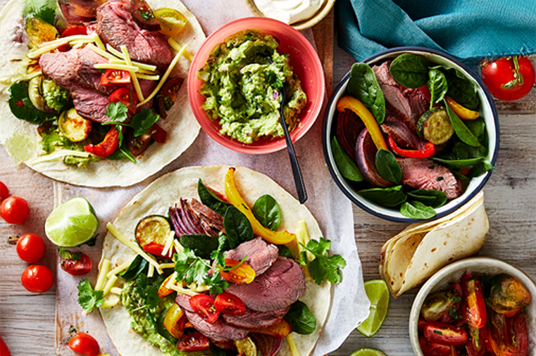 Lamb Mini Roast Fajitas