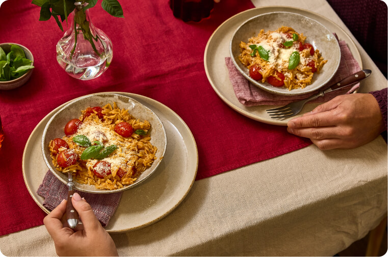 One Pot Tomato Risoni