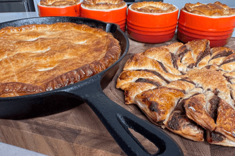 Creamy Chicken, Leek & Bacon Puff Pastry Pie Gallery Banner