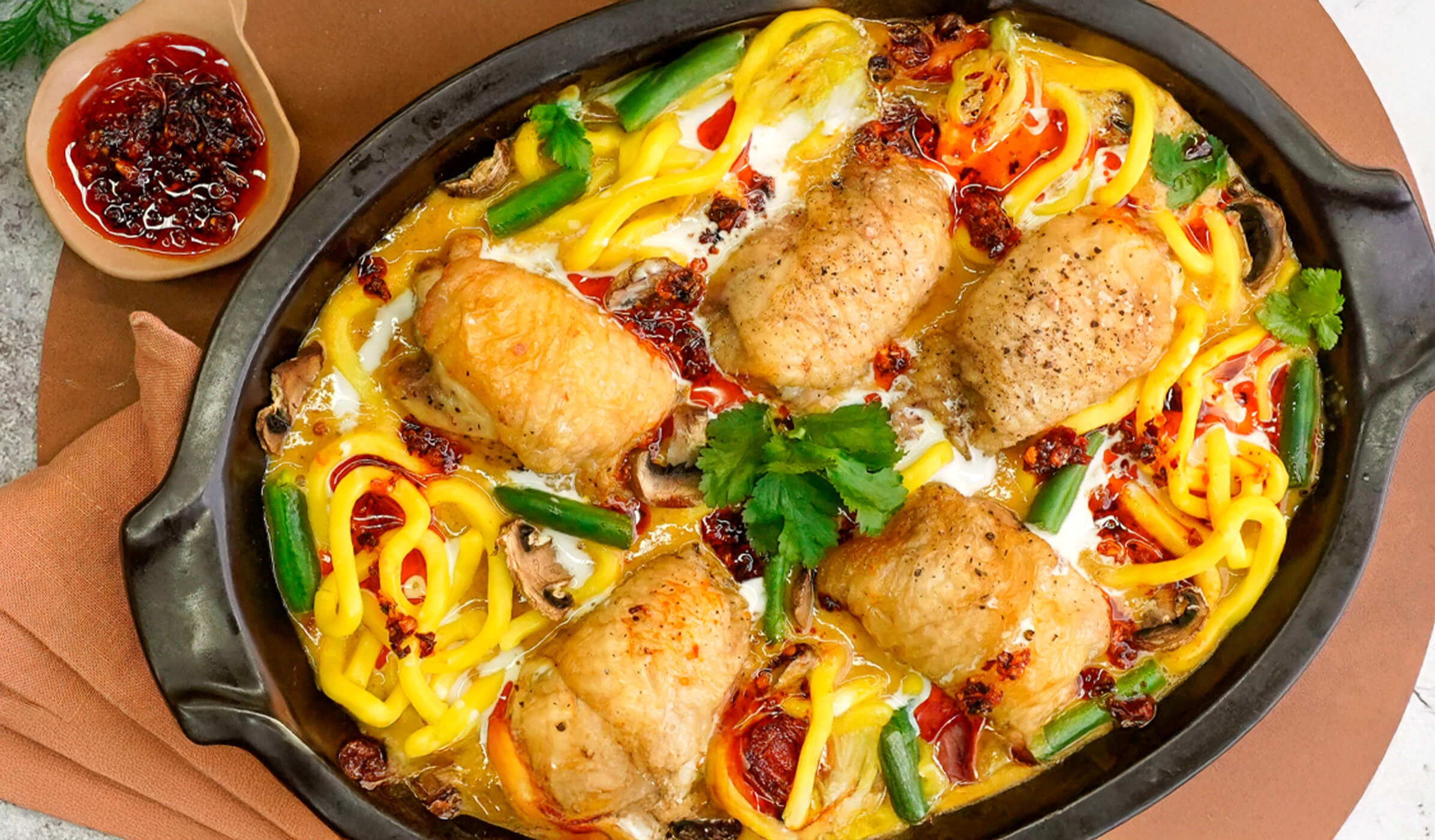 Coconut Milk Braised Chicken Banner